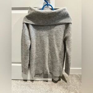 Grey Turtle Neck Sweater Loft Small